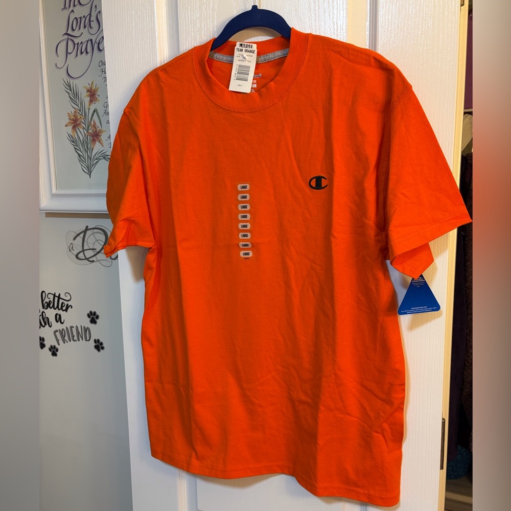 Champion Orange Short Sleeve Tee